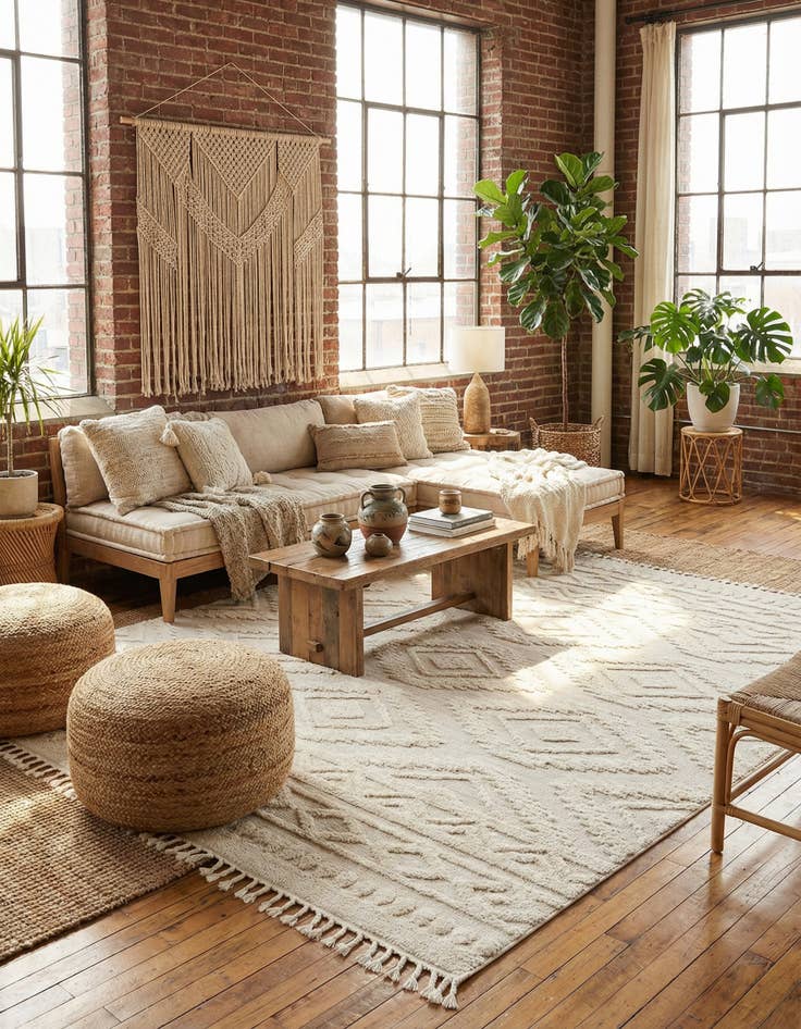 Detail image of 10' x 13' Boho Rug