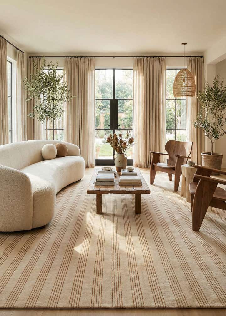 10' x 14' 1 Jill Zarin Striped Wool Rug