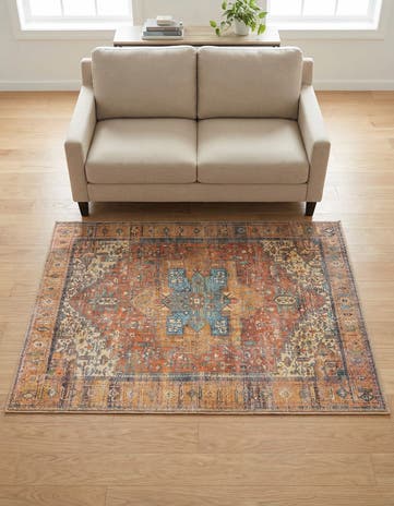 3' 6 x 5' 6 Washable Timeless Rug
