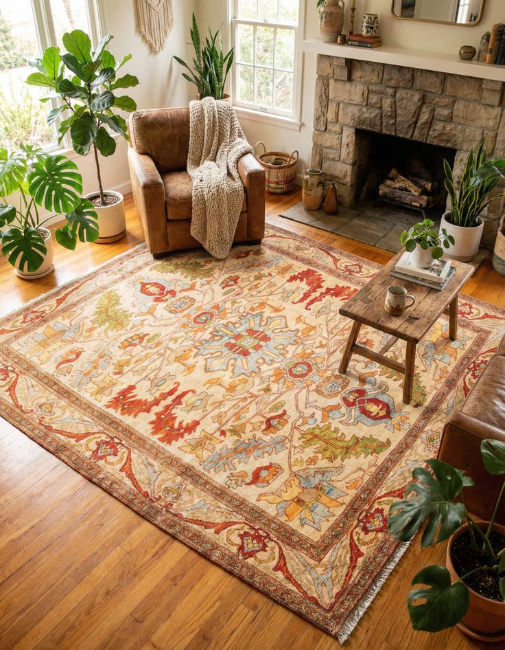 Detail image of 7' 9 x 7' 9 Boutique Square Rug