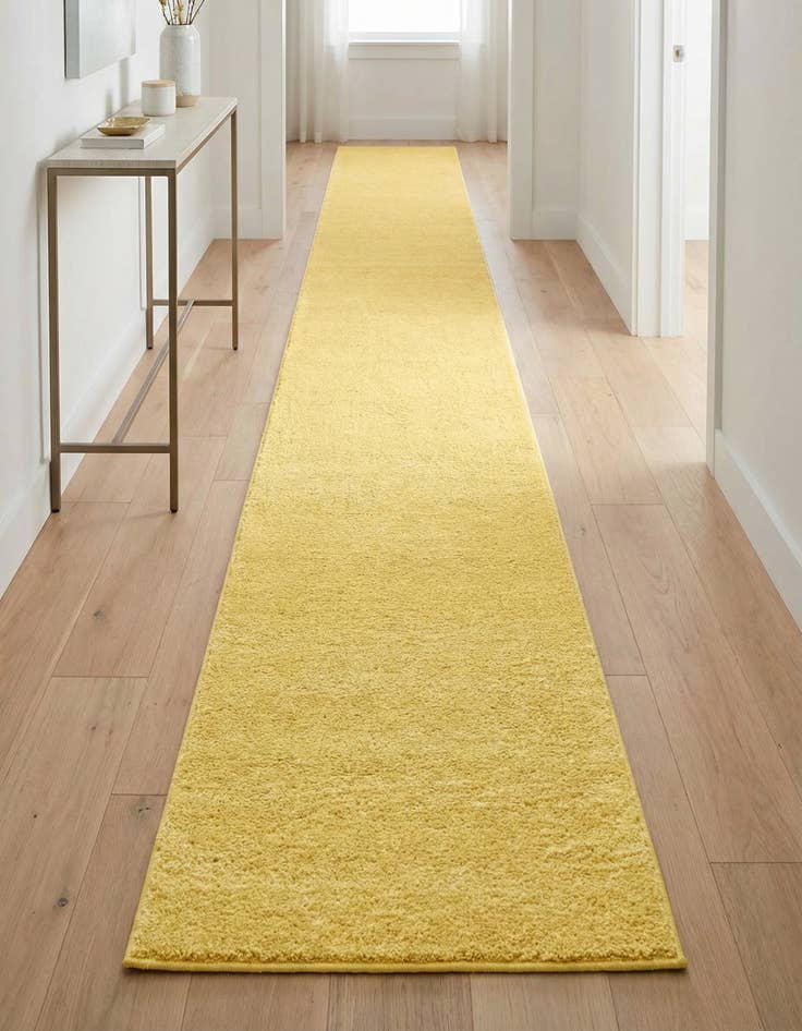 Detail image of 2' 2 x 13' Solid Frieze Runner Rug