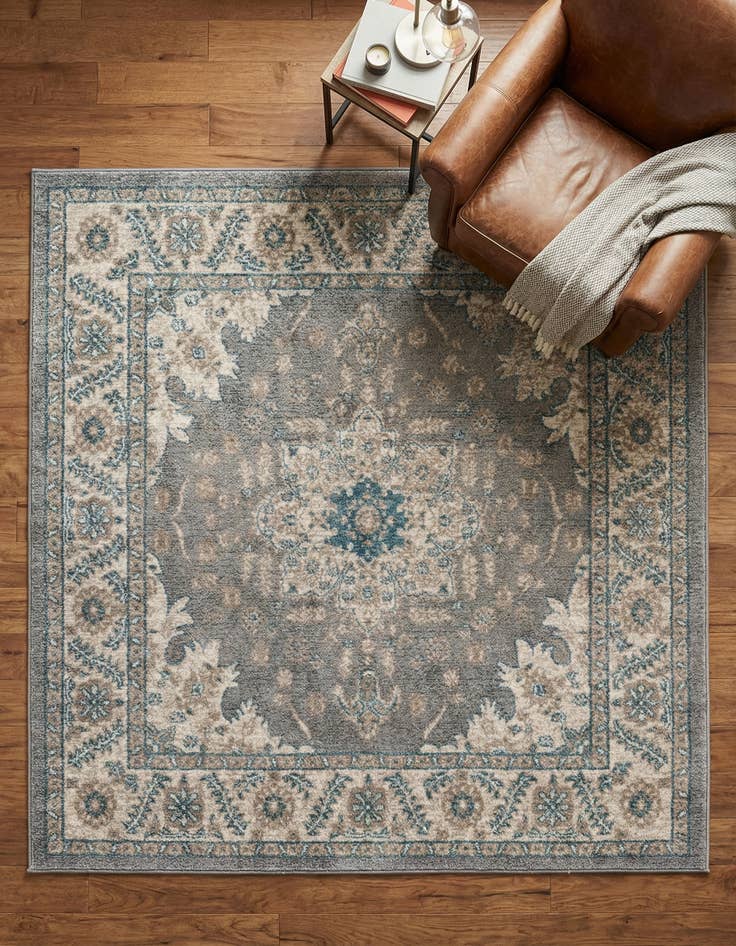 Detail image of 5' x 5' Vienna Square Rug