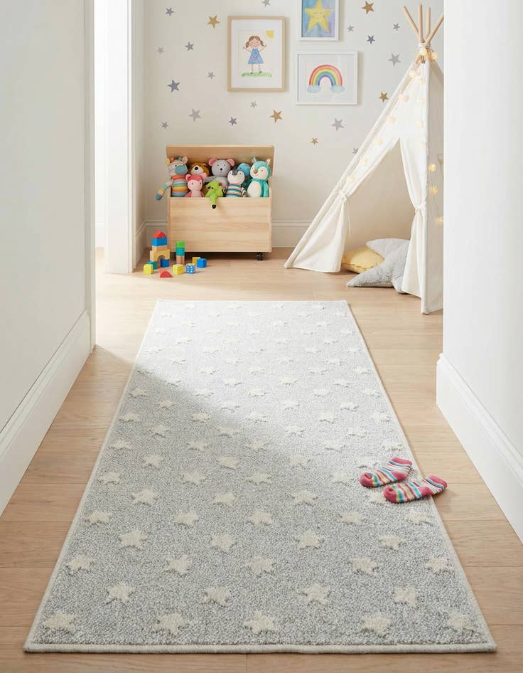 Detail image of 2' 2 x 5' Whimsy Kids Runner Rug