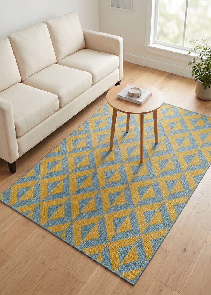 4' x 6' Easy-Clean Jill Zarin Napa Indoor / Outdoor Rug