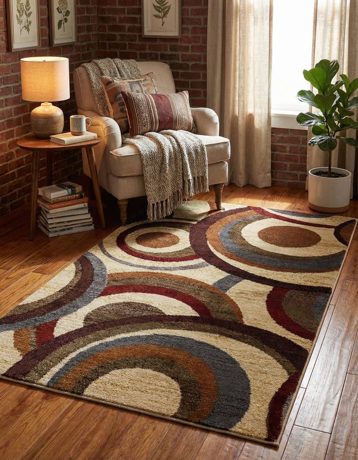 Detail image of 3' x 5' 3 Cafe Rug