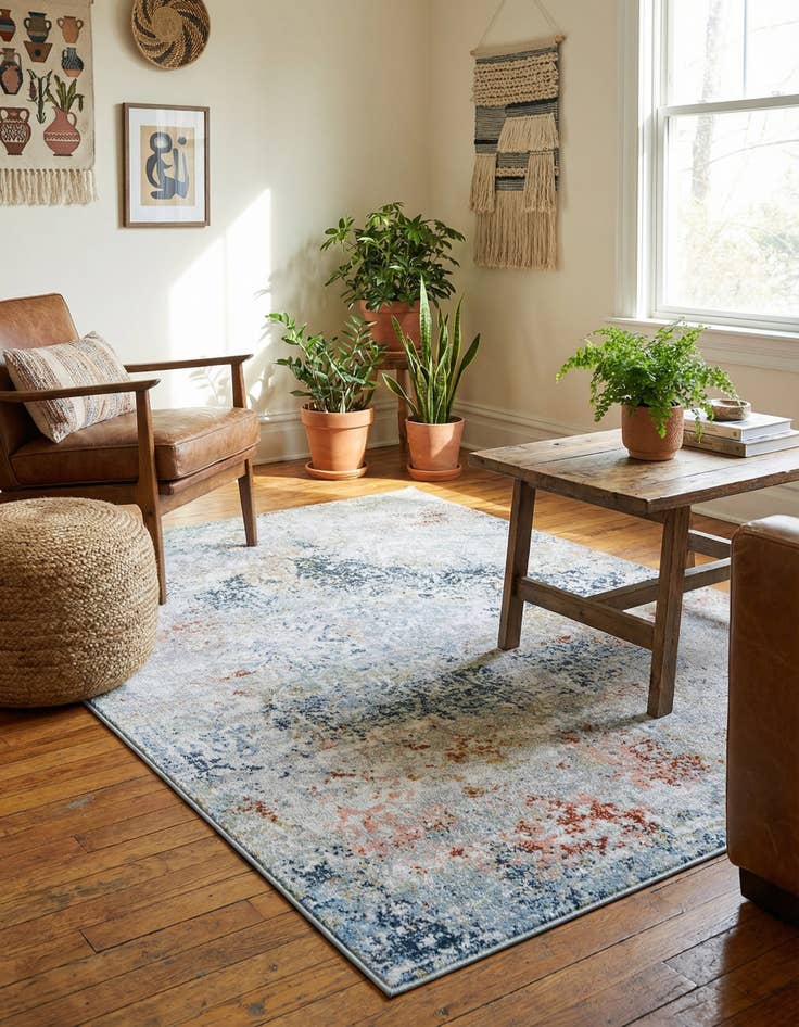 Detail image of 4' x 6' Kamala Washable Rug