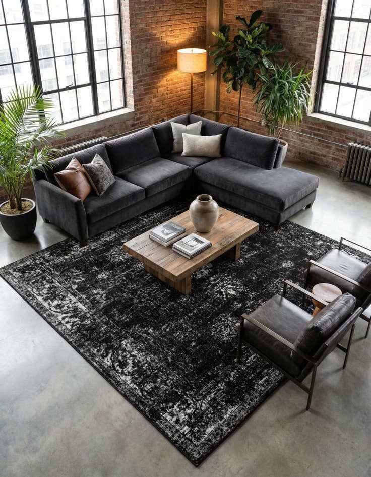 Detail image of 13' x 13' Monte Carlo Square Rug