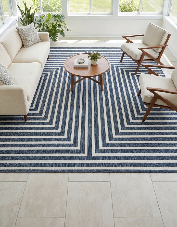 10' x 10' Easy-Clean Modern Indoor / Outdoor...