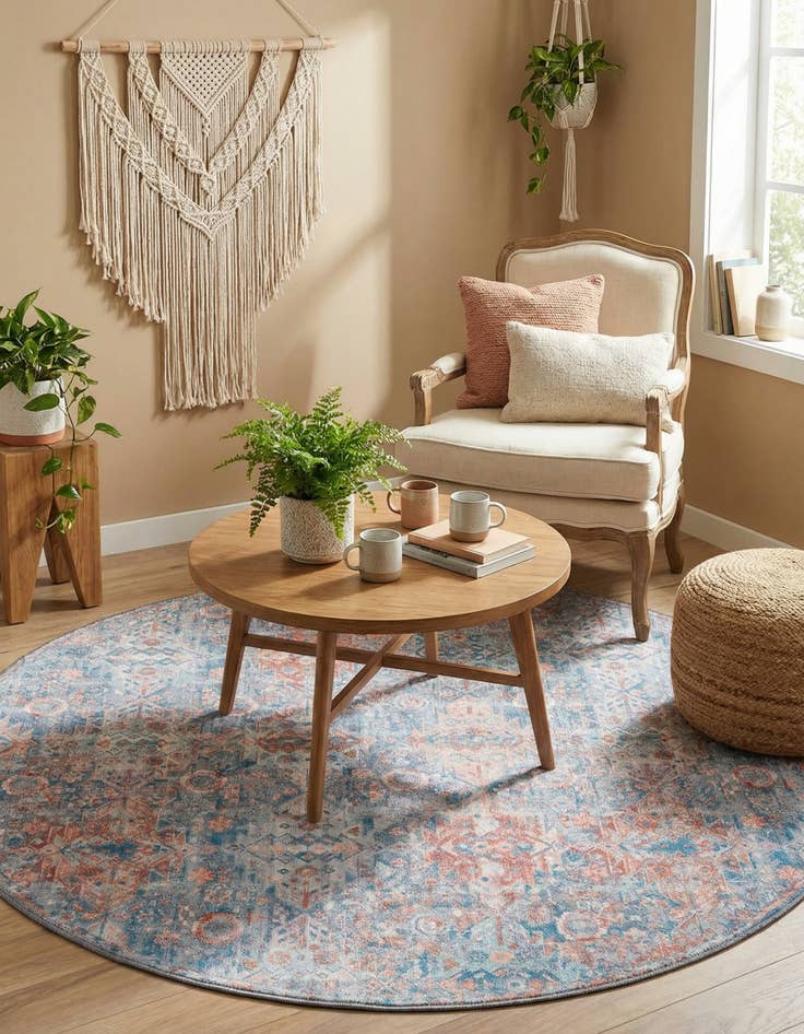 Detail image of 5' x 5' Timeless Round Rug