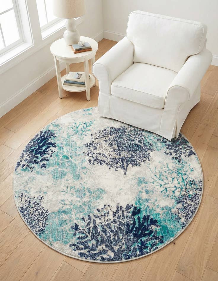 Detail image of 4' x 4' Ariel Round Rug