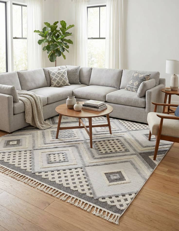 Detail image of 7' 10 x 7' 10 Arlo Square Rug