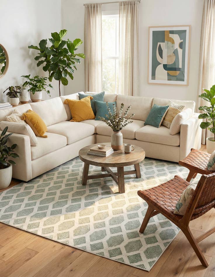 Detail image of 9' 10 x 12' Sabrina Soto Casa Havana Rug