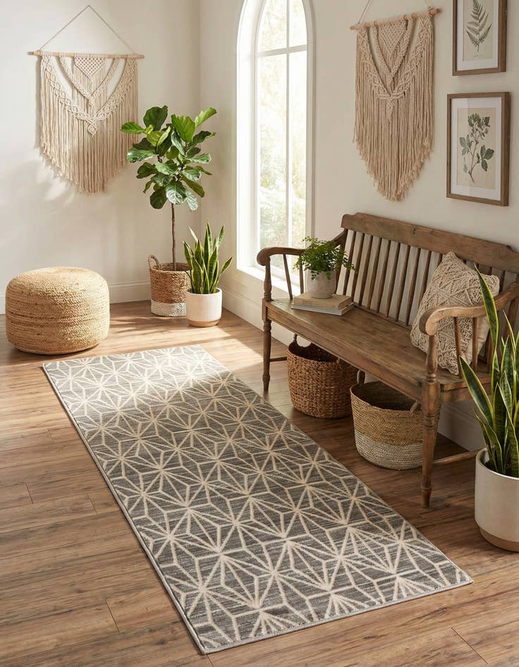 Detail image of Jill Zarin 2' 2 x 6' Uptown Fifth Avenue Runner Rug