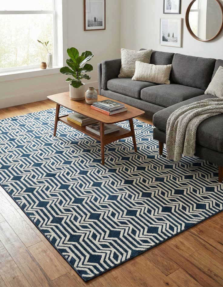 Detail image of 5' 3 x 8' Vince Camuto Rug