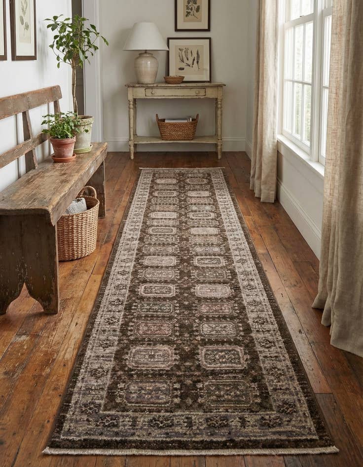 Detail image of 2' 7 x 12' 6 Grand Tradition Rug