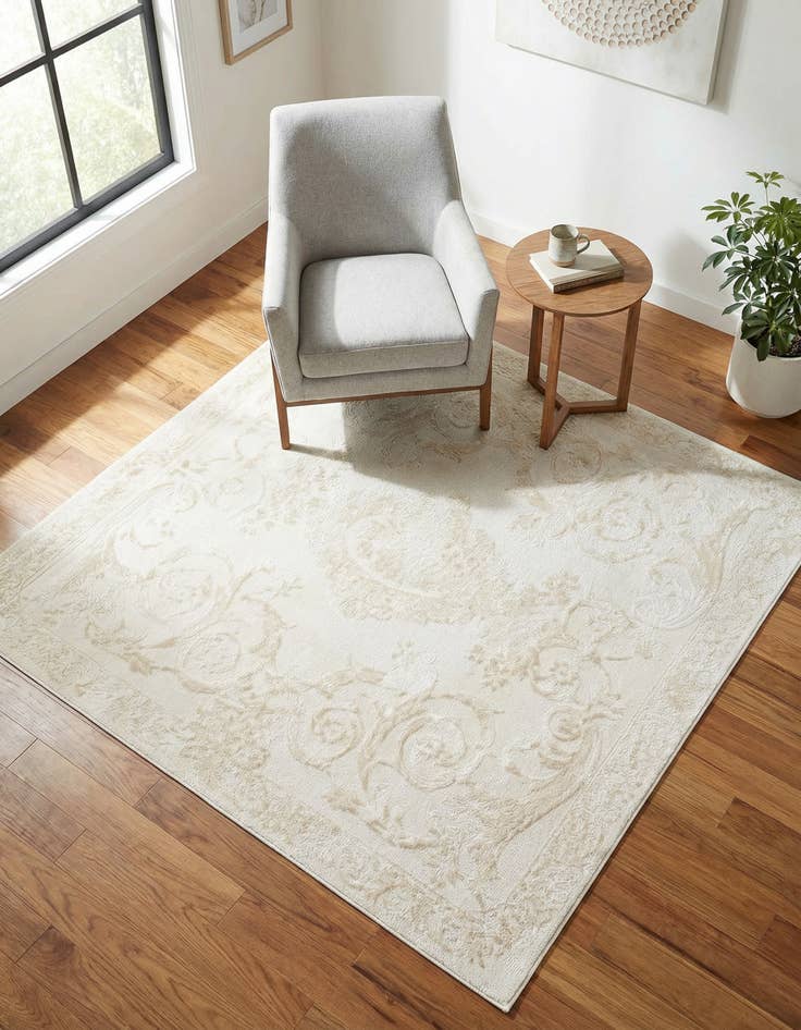 Detail image of 6' x 6' Finsbury Square Rug