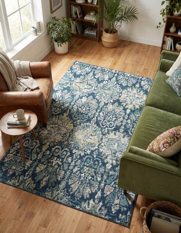 Navy Blue Charleston Rug