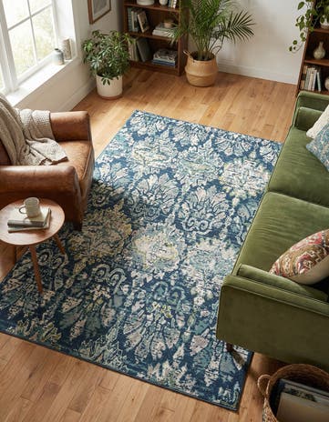 Navy Blue Charleston Rug