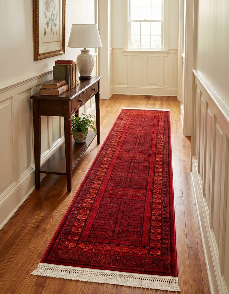 Detail image of 2' 7 x 10' Bokhara Runner Rug