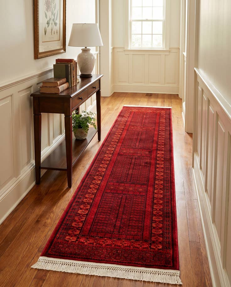 Detail image of 2' 7 x 10' Bokhara Runner Rug