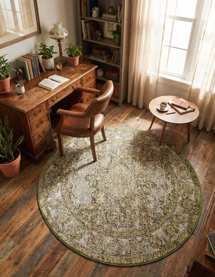 Detail image of 4' x 4' Isabella Round Rug