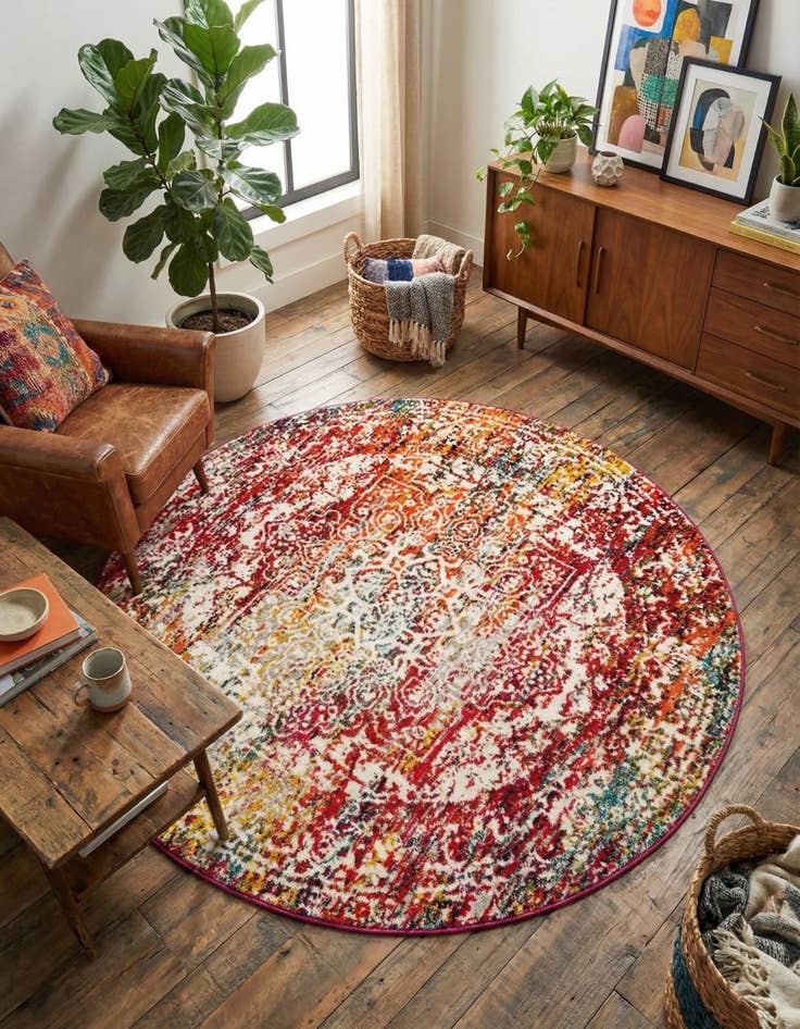 Detail image of 6' x 6' Arlington Round Rug