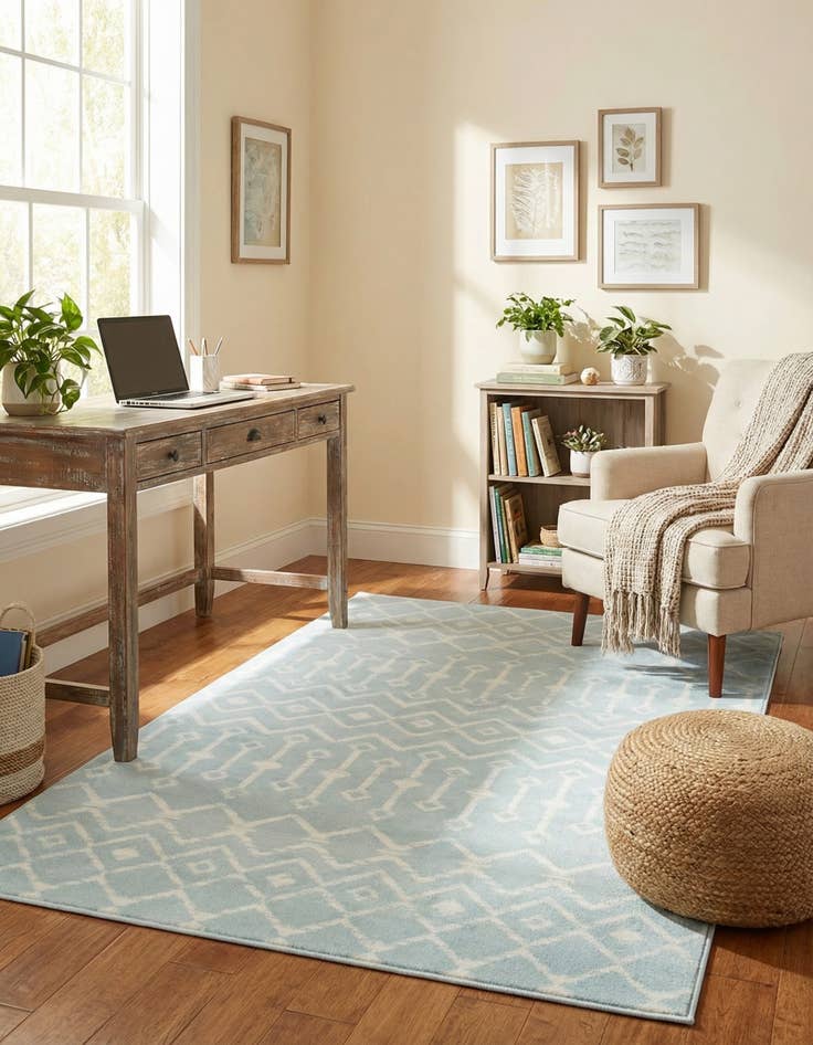 Detail image of 4' x 6' Kasbah Trellis Rug