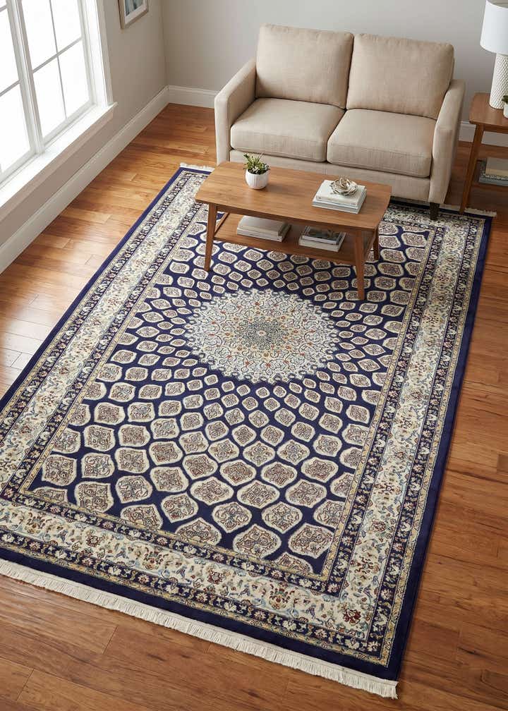 5' 3 x 8' Nain Design Rug