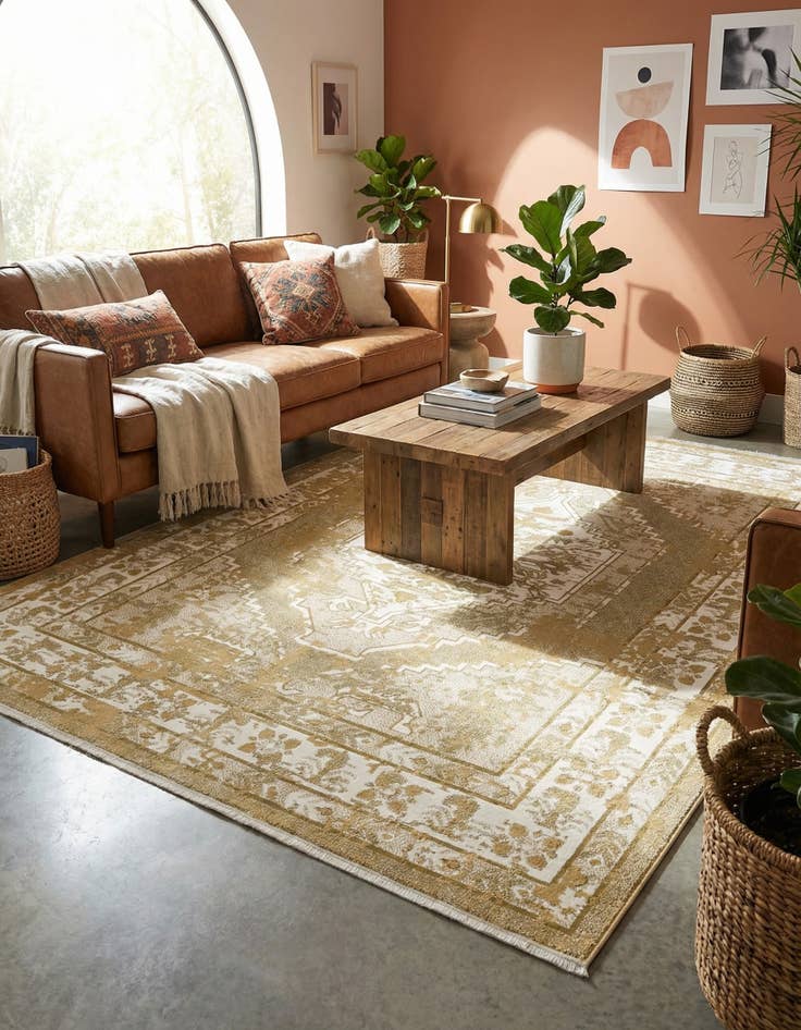 Detail image of 7' 10 x 10' Nain Design Rug