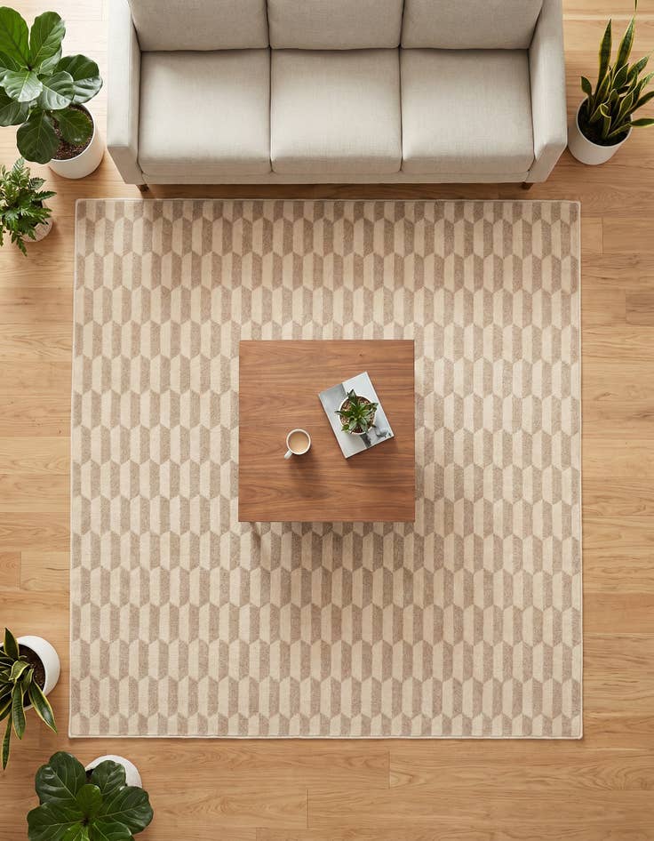 Detail image of 8' x 8' Contour Square Rug