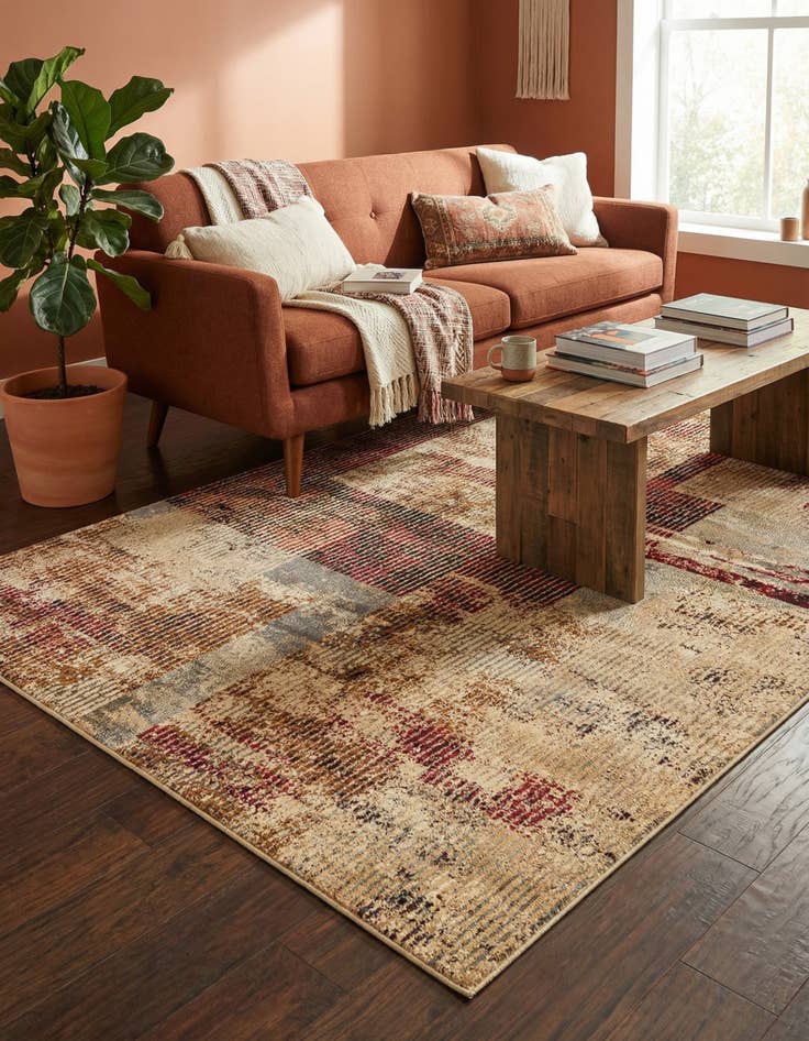 Detail image of 5' 3 x 8' Saturn Rug