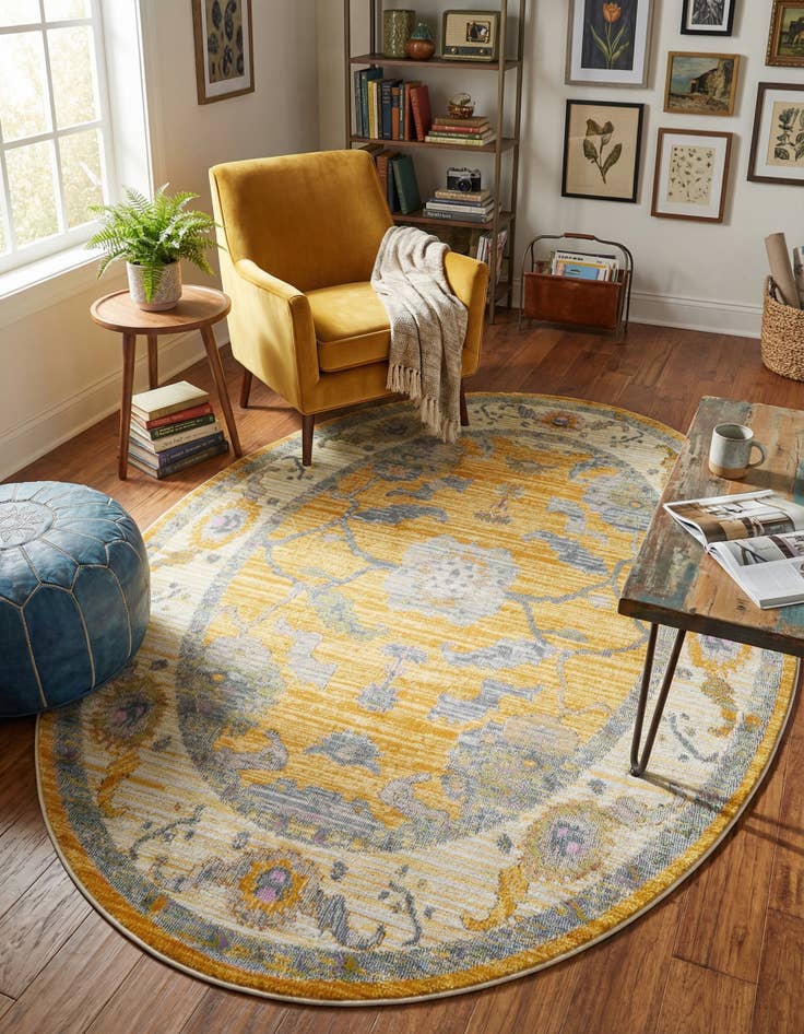 Detail image of 5' 5 x 8' Paragon Oval Rug