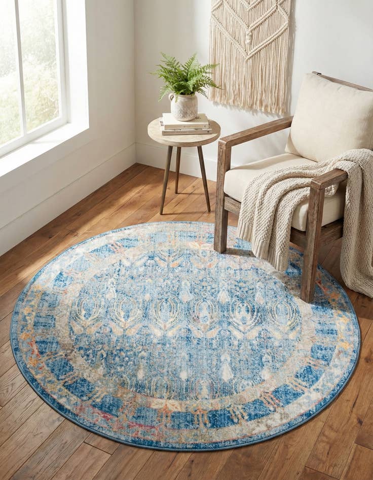 Detail image of 6' x 6' Williamsburg Round Rug