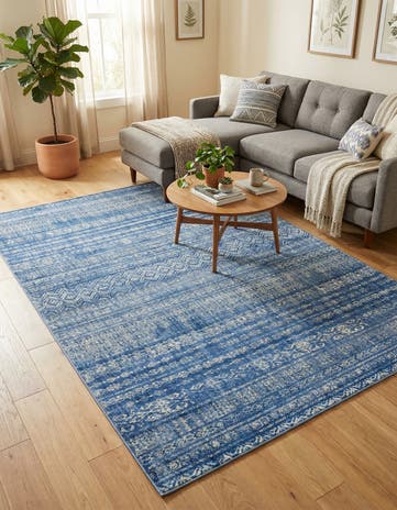 Navy Blue Apollo Rug