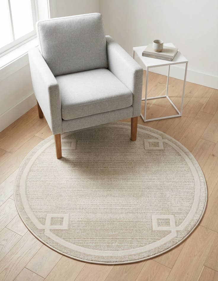 Detail image of 3' 3 x 3' 3 Uptown Lenox Hill Round Rug
