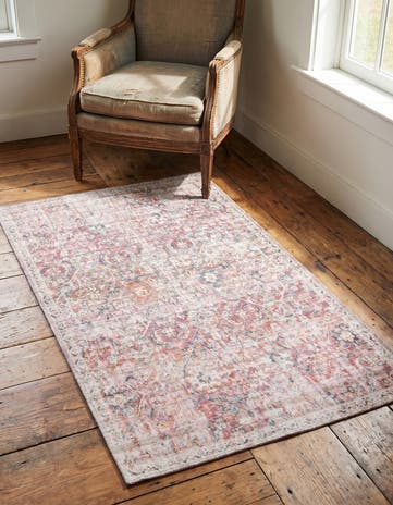3' 3 x 5' 3 Washable Nostalgia Rug