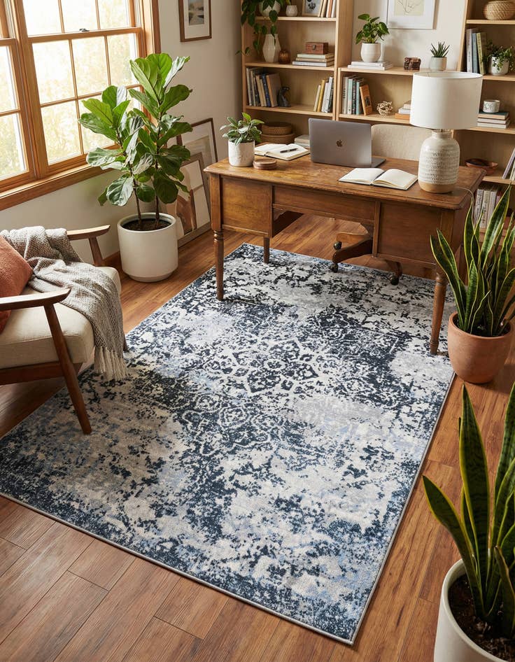 Detail image of 4' x 6' Kamala Washable Rug