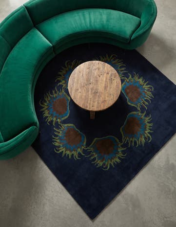 7' 6 x 7' 7 Luna Wool Square Rug