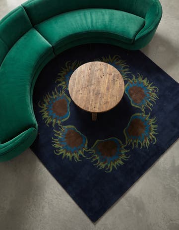 7' 6 x 7' 7 Luna Wool Square Rug