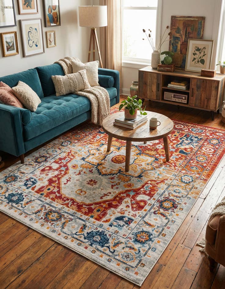 Detail image of 7' 10 x 10' Madeline Vintage Rug