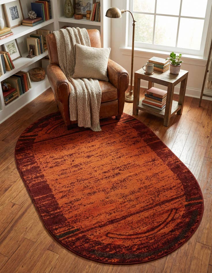 Detail image of 4' 1 x 6' 1 Harvest Oval Rug