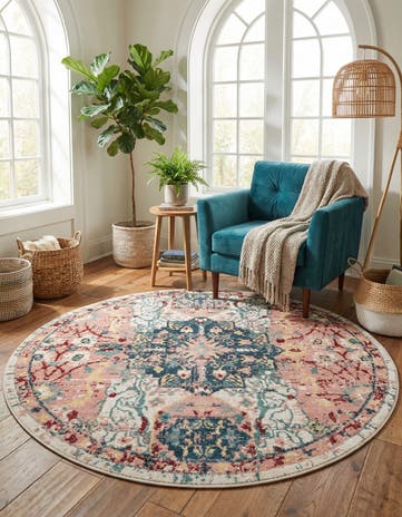6' x 6' Charleston Round Rug