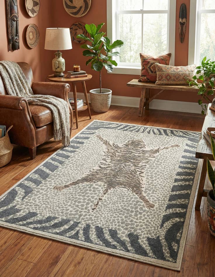 Detail image of 4' x 6' Safari Rug