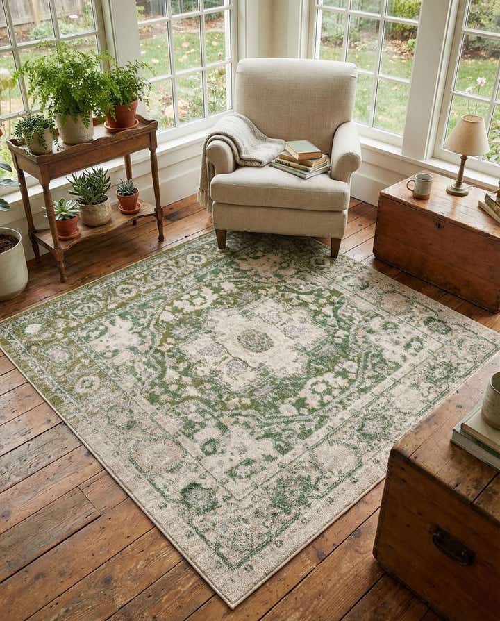 5' x 5' Madeline Vintage Square Rug