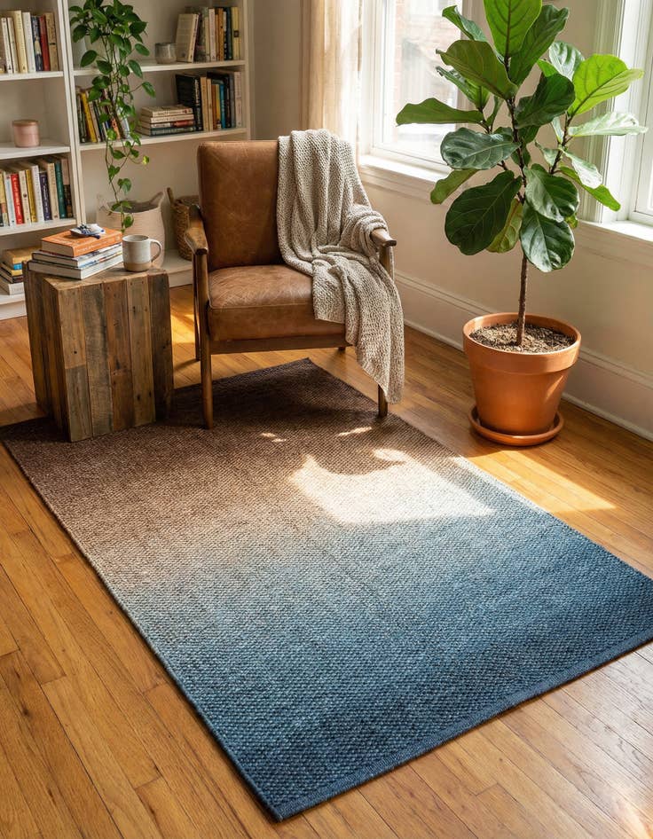 Detail image of 3' 3 x 5' 3 Washable Hyacinth Rug