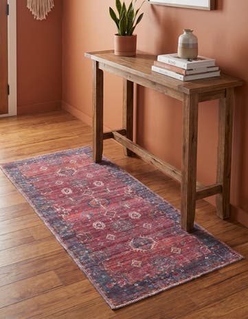 2' x 4' Washable Maahru Runner Rug