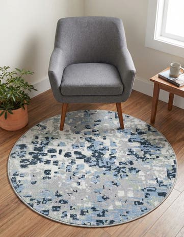 3' 3 x 3' 3 Kamala Washable Round Rug