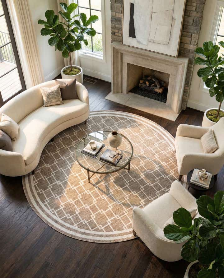 Jill Zarin 10' x 10' Metropolitan Uptown Round Rug