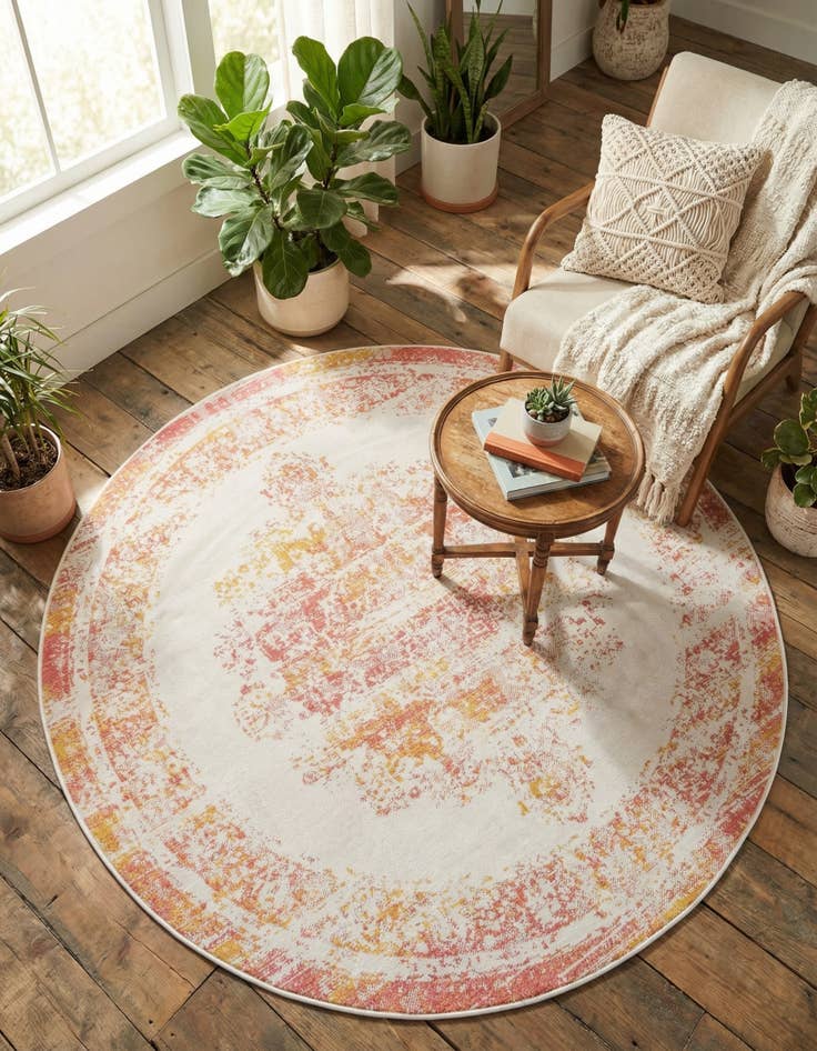 Detail image of 5' 3 x 5' 3 Lucerne Round Rug