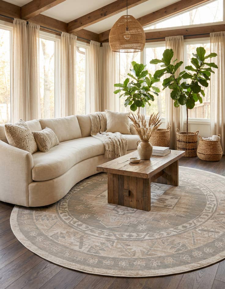 Detail image of 10' x 10' Whitney Round Rug